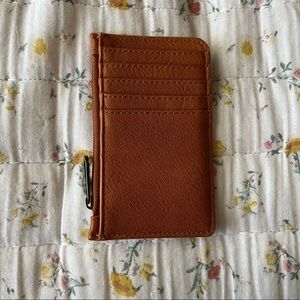 Small brown wallet